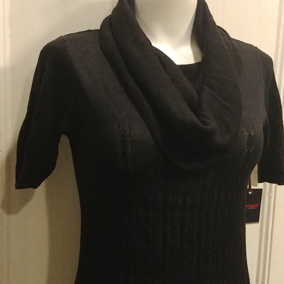 NWT Devoted Black Knit Dress - Picture 3 of 6